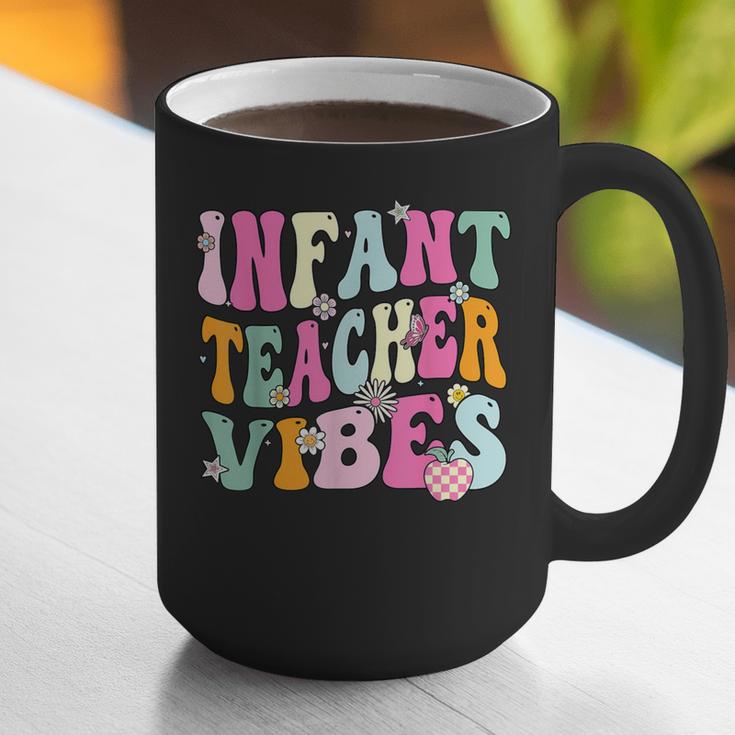 Retro Infant Teacher Vibes Women Daycare Teacher Graphic Print Coffee Mug, funny gift Retro Infant Teacher Vibes Women Daycare Teacher Graphic Print Coffee Mug, funny gift