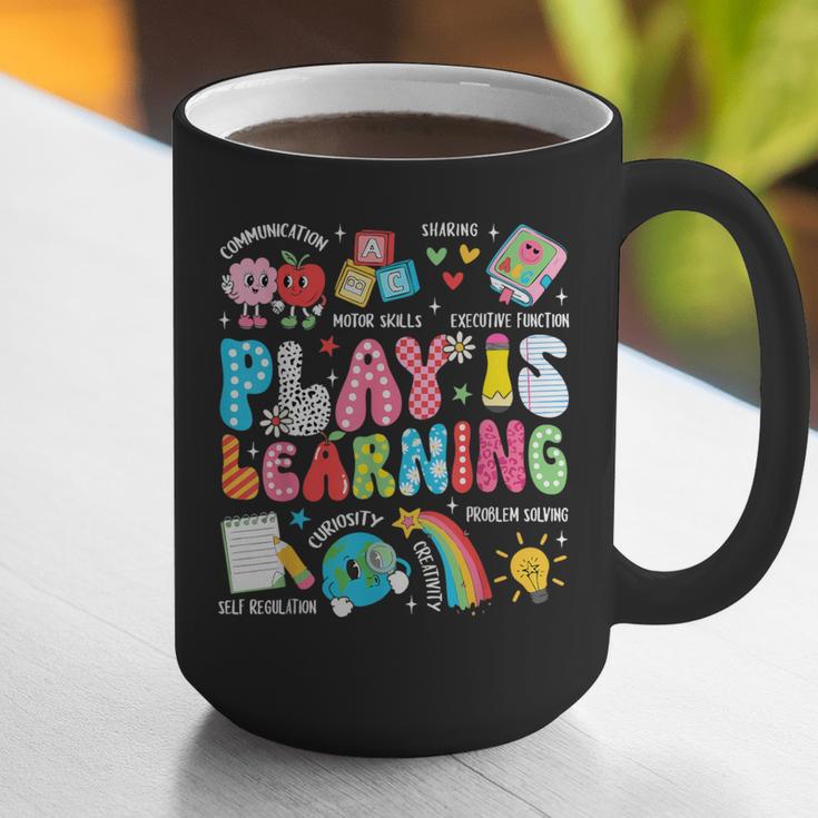Retro Play Is Learning Kindergarten Teacher Team Women Graphic Print Coffee Mug, funny gift Retro Play Is Learning Kindergarten Teacher Team Women Graphic Print Coffee Mug, funny gift