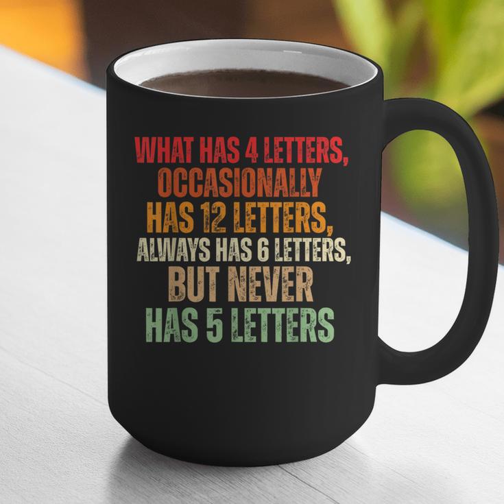 Riddle Wordplay Joke For Grammar Nerds And Teachers Graphic Print Coffee Mug, funny gift