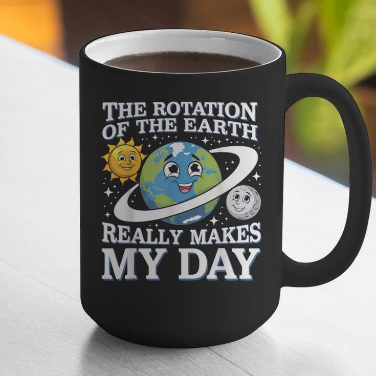 Rotation Of Earth Science Teacher Earth Day Men Women Graphic Print Coffee Mug, Science Teacher Mugs, funny gift