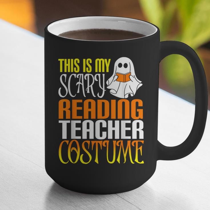 This Is My Scary Reading Teacher Costume Halloween School Graphic Print Coffee Mug, funny gift This Is My Scary Reading Teacher Costume Halloween School Graphic Print Coffee Mug, funny gift