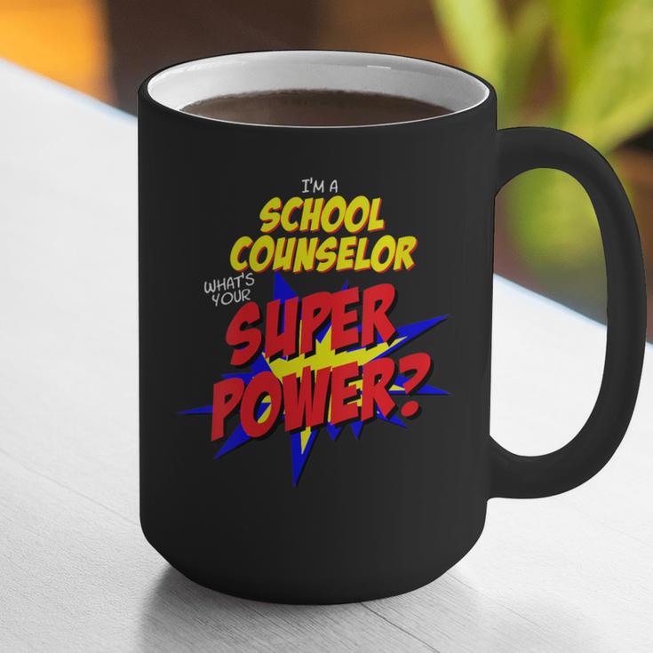 School Counselor Teacher Superhero Superpower Comic Book Graphic Print Coffee Mug, funny gift School Counselor Teacher Superhero Superpower Comic Book Graphic Print Coffee Mug, funny gift