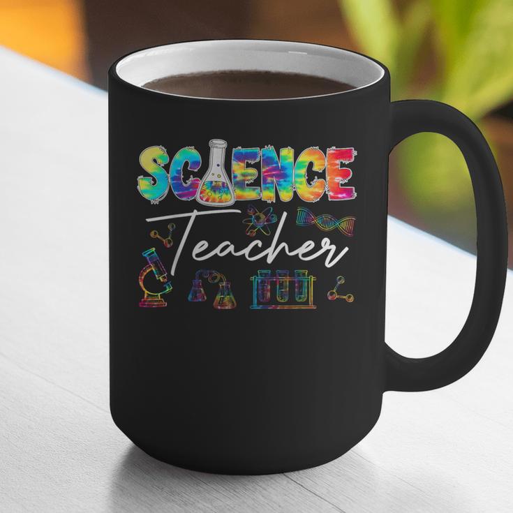 Science Teacher Tie Dye First Day Of School Back To School Men Women Girls Kids Graphic Print Coffee Mug, Science Teacher Mugs, funny gift