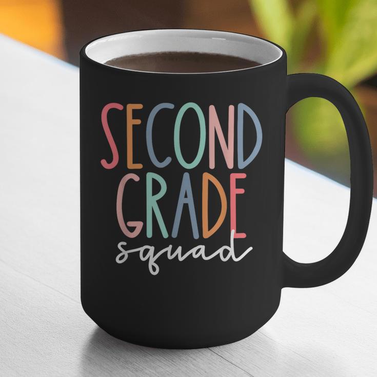Second Grade Squad 2nd Grade Teacher Women Back To School Graphic Print Coffee Mug, 2nd Grade Teacher Mugs, funny gift