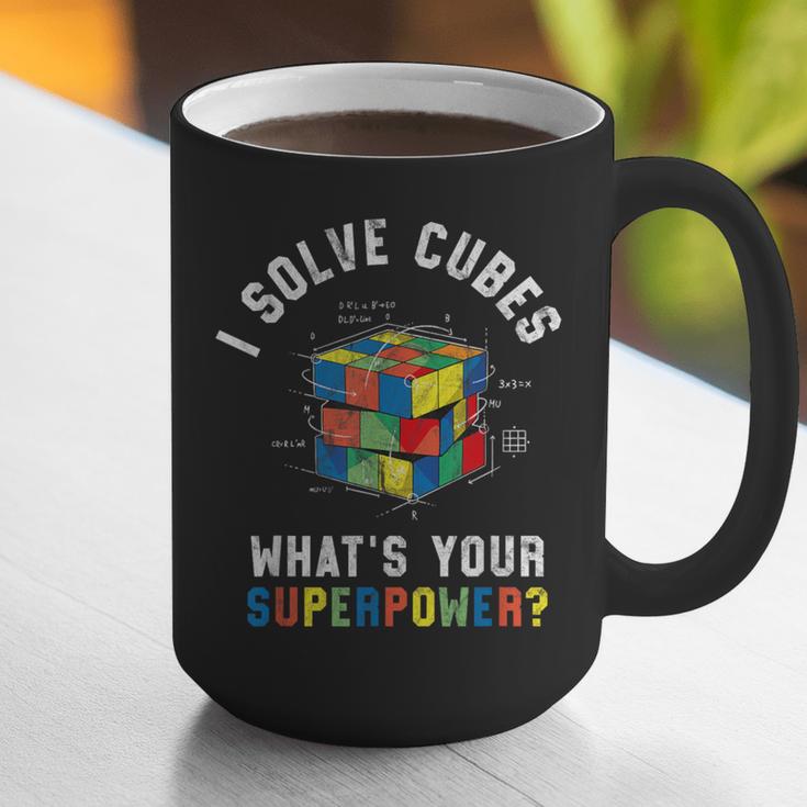 I Solve Cubes Speed Cubing Vintage Youth Math Teacher Graphic Print Coffee Mug, funny gift I Solve Cubes Speed Cubing Vintage Youth Math Teacher Graphic Print Coffee Mug, funny gift