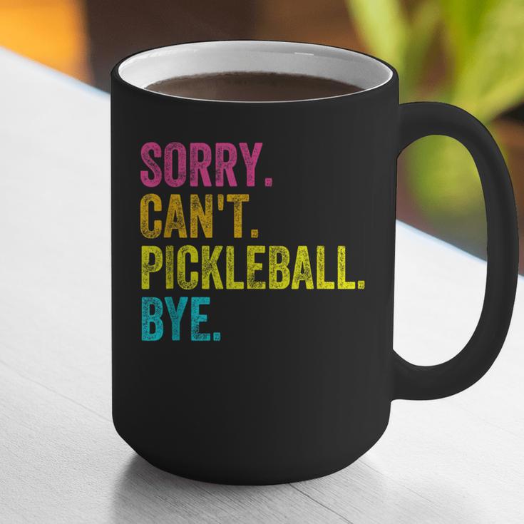 Sorry Can't Pickleball Bye Teacher Student Sport Graphic Print Coffee Mug, funny gift