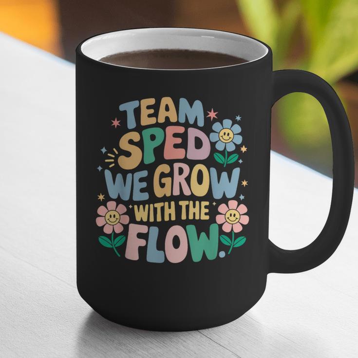 Special Education Teacher Team SPED Grow With The Flow Graphic Print Coffee Mug, funny gift Special Education Teacher Team SPED Grow With The Flow Graphic Print Coffee Mug, funny gift