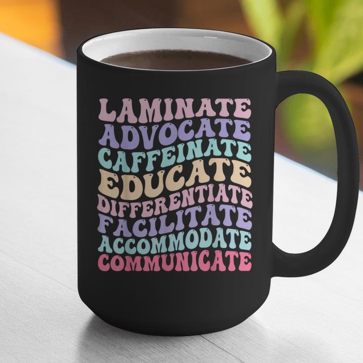 Sped Caffeinate Advocate Laminate Educate Teacher Graphic Print Coffee Mug, funny gift Sped Caffeinate Advocate Laminate Educate Teacher Graphic Print Coffee Mug, funny gift