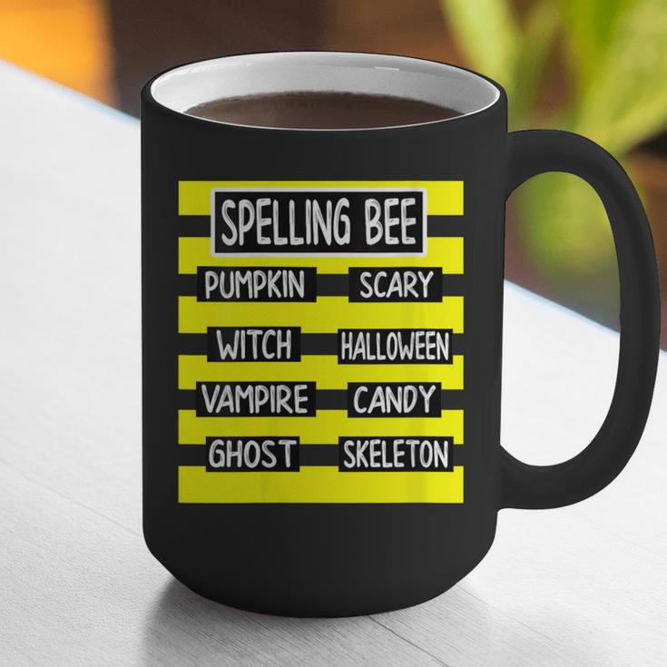 Spelling Bee Pun Halloween Costume For Teachers Graphic Print Coffee Mug, funny gift Spelling Bee Pun Halloween Costume For Teachers Graphic Print Coffee Mug, funny gift