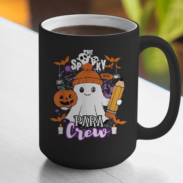 Spooky Para Crew Ghost Halloween Paraprofessional Teacher Graphic Print Coffee Mug, funny gift Spooky Para Crew Ghost Halloween Paraprofessional Teacher Graphic Print Coffee Mug, funny gift