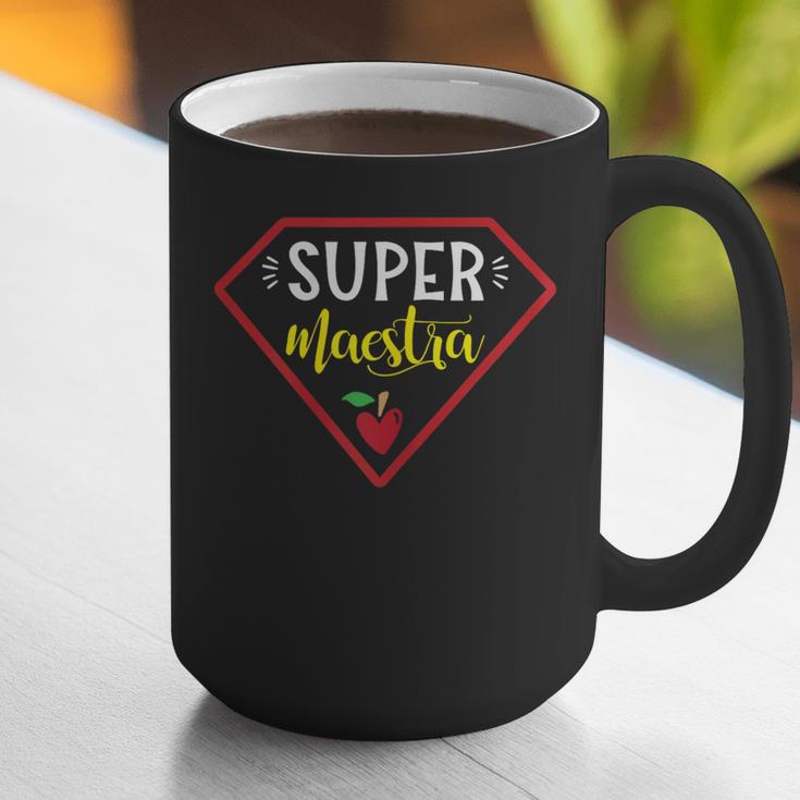 Super Heroe Maestra Espanol Spanish Super Teacher Graphic Print Coffee Mug, Super Teacher Mugs, funny gift Super Heroe Maestra Espanol Spanish Super Teacher Graphic Print Coffee Mug, Super Teacher Mugs, funny gift