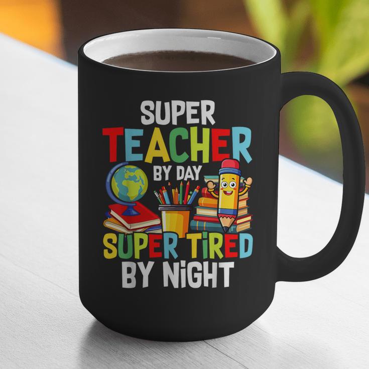 Super Teacher By Day Super Tired By Night Graphic Print Coffee Mug, Super Teacher Mugs, funny gift Super Teacher By Day Super Tired By Night Graphic Print Coffee Mug, Super Teacher Mugs, funny gift
