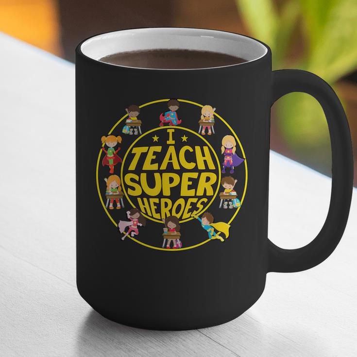 Superhero Teacher I Teach Super Heroes Graphic Print Coffee Mug, Super Teacher Mugs, funny gift