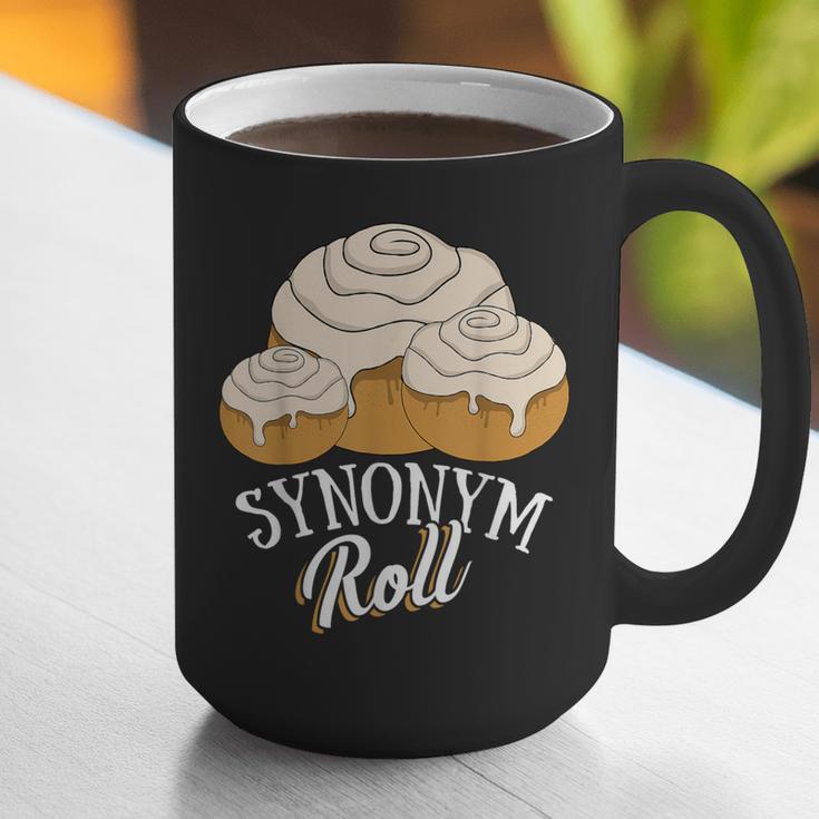 Synonym Roll Teacher And Grammar Geeks Pun For Men Women Kids Graphic Print Coffee Mug, funny gift Synonym Roll Teacher And Grammar Geeks Pun For Men Women Kids Graphic Print Coffee Mug, funny gift