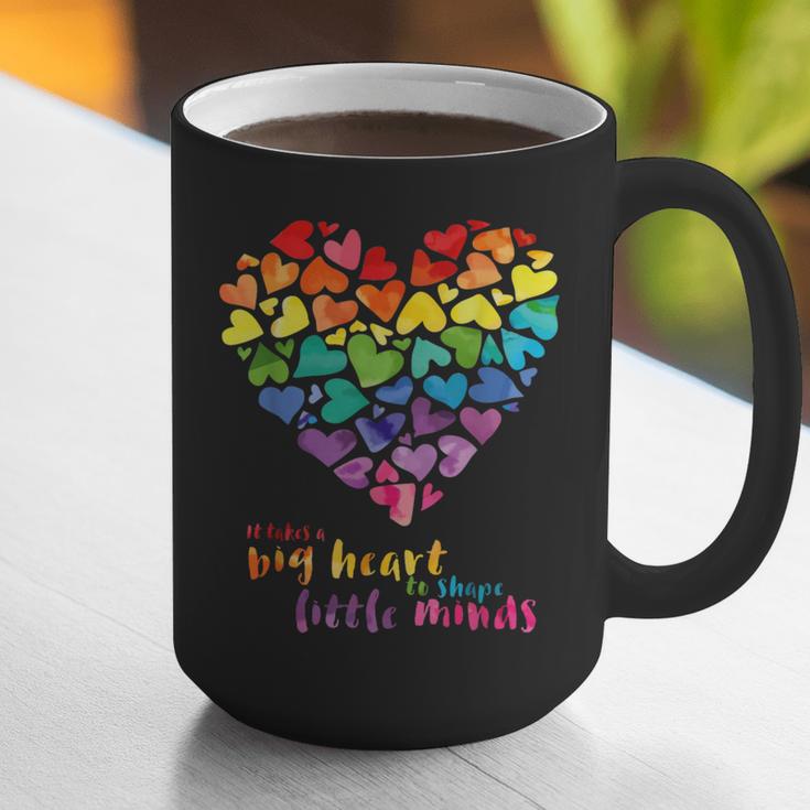 It Takes a Big Heart To Shape Little Minds Teacher Graphic Print Coffee Mug, funny gift It Takes a Big Heart To Shape Little Minds Teacher Graphic Print Coffee Mug, funny gift
