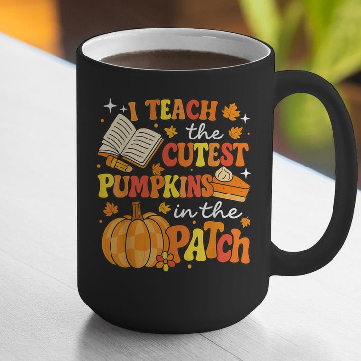 I Teach The Coolest Pumpkins In The Patch Teacher Halloween Graphic Print Coffee Mug, funny gift