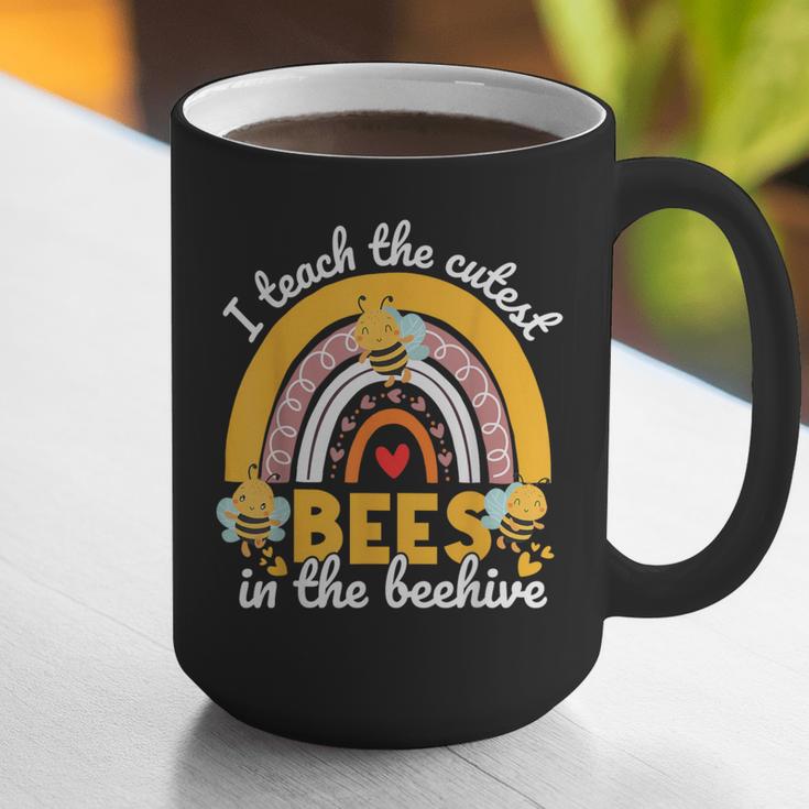 I Teach The Cutest Bees In The Beehive Teachers Day Graphic Print Coffee Mug, funny gift I Teach The Cutest Bees In The Beehive Teachers Day Graphic Print Coffee Mug, funny gift