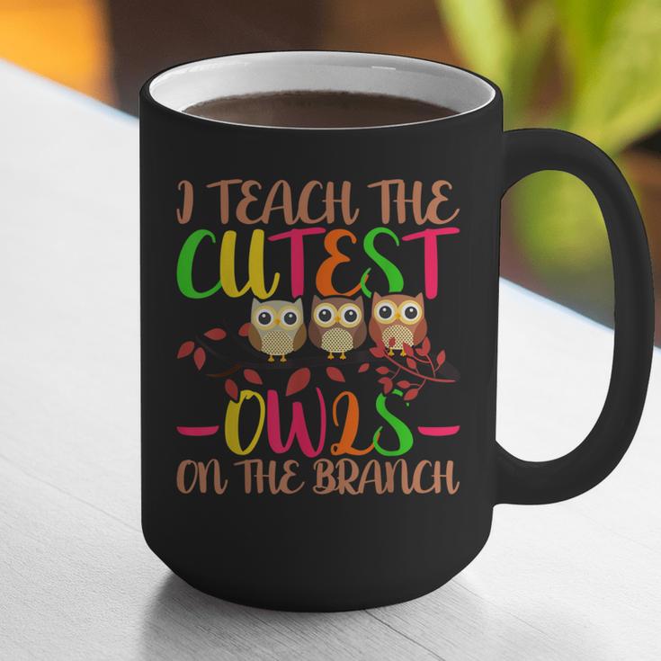 I Teach The Cutest Owls Christmas Or Teachers Day Graphic Print Coffee Mug, funny gift