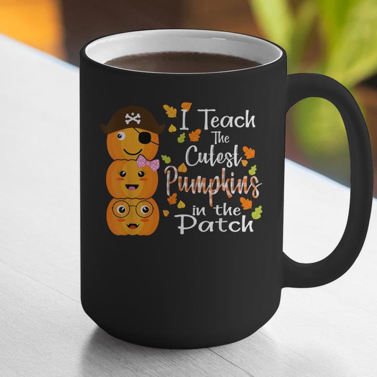 I Teach The Cutest Pumpkins Halloween Shirt For Teachers Graphic Print Coffee Mug, funny gift