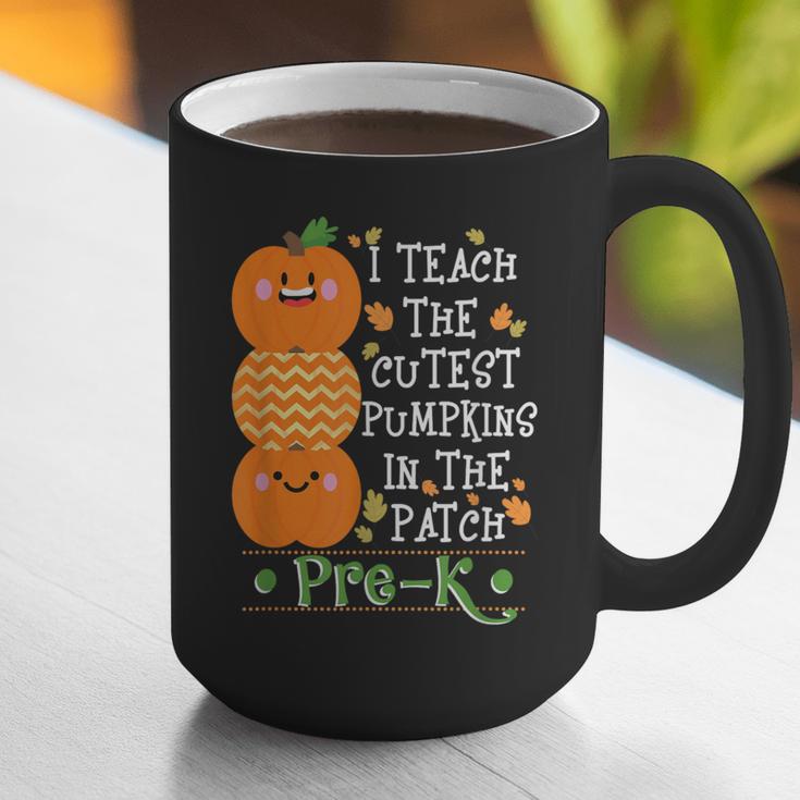 I Teach The Cutest Pumpkins In Patch Pre-K Halloween Teacher Graphic Print Coffee Mug, funny gift