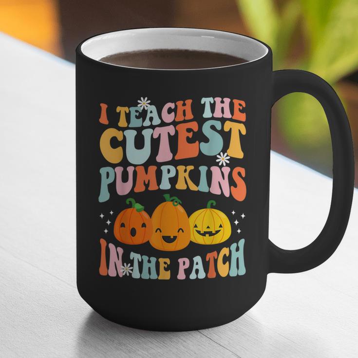 I Teach The Cutest Pumpkins In The Patch Teacher Graphic Print Coffee Mug, funny gift I Teach The Cutest Pumpkins In The Patch Teacher Graphic Print Coffee Mug, funny gift