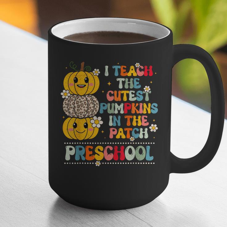 I Teach The Cutest Pumpkins Preschool Teacher Halloween Graphic Print Coffee Mug, funny gift I Teach The Cutest Pumpkins Preschool Teacher Halloween Graphic Print Coffee Mug, funny gift