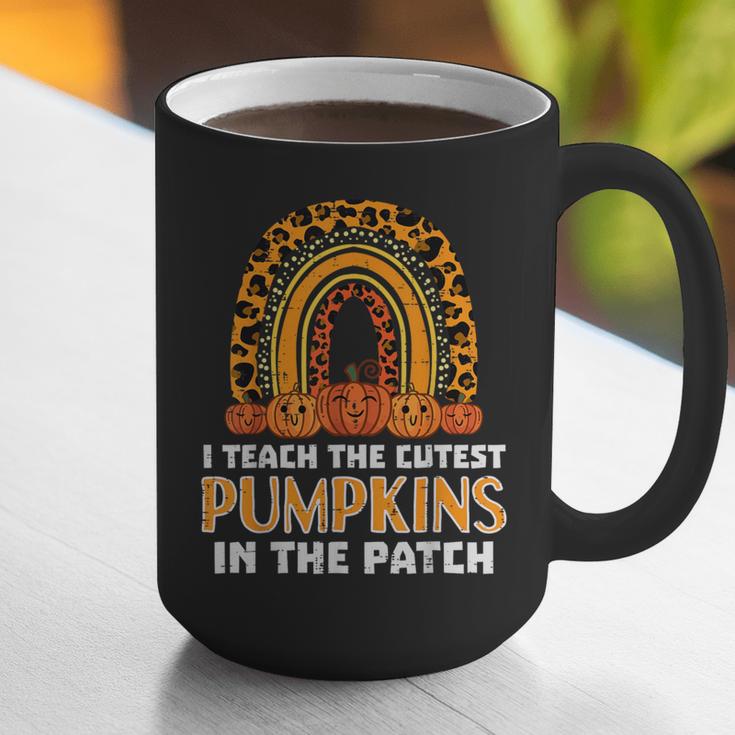 Teach Leopard Rainbow Cute Halloween Costume Teacher Women Graphic Print Coffee Mug, funny gift
