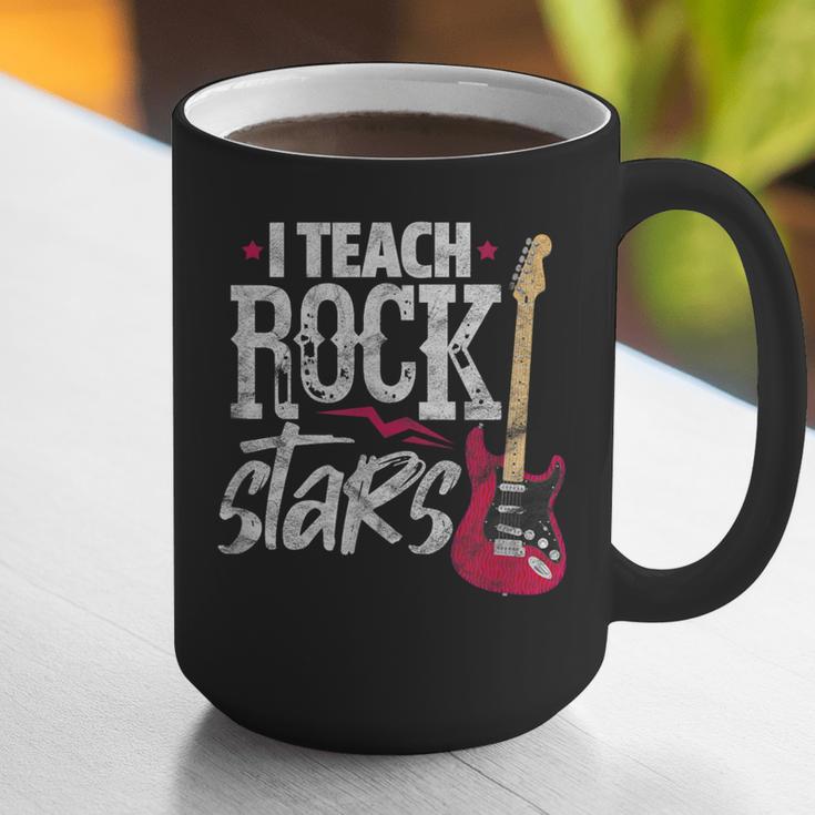 I Teach Rock Stars Music Teacher Guitar Player Graphic Print Coffee Mug, funny gift I Teach Rock Stars Music Teacher Guitar Player Graphic Print Coffee Mug, funny gift
