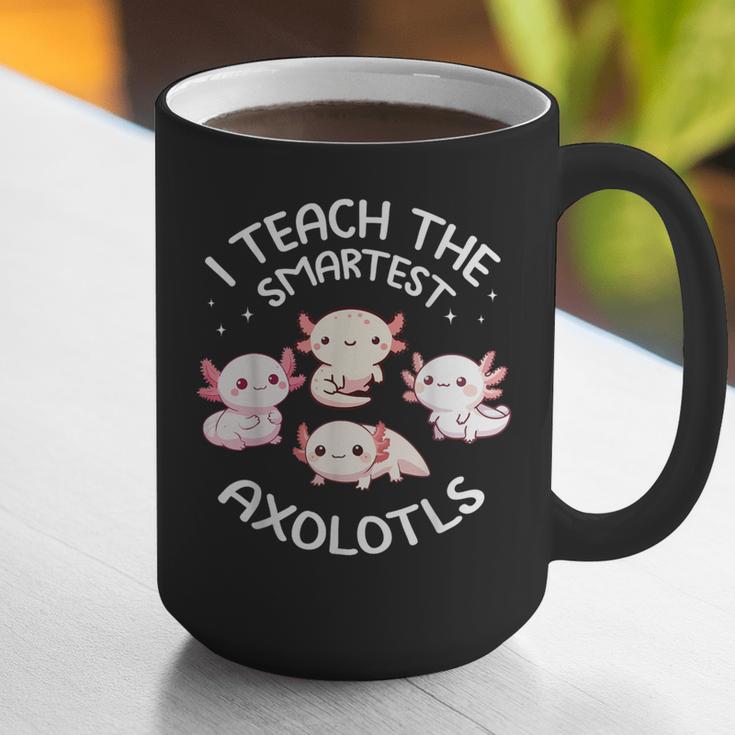 I Teach The Smartest Axolotls Cute Teacher Axolotl Graphic Print Coffee Mug, funny gift