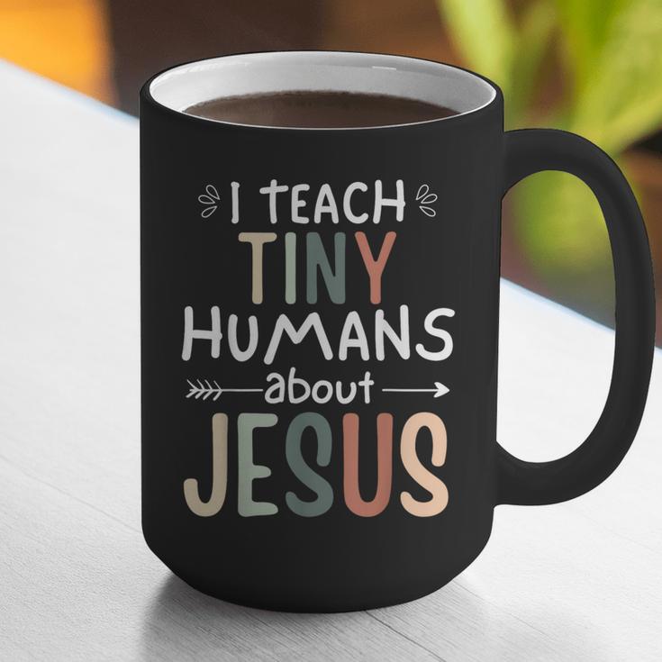 I Teach Tiny Humans About Jesus Teacher Sunday School Faith Graphic Print Coffee Mug, funny gift I Teach Tiny Humans About Jesus Teacher Sunday School Faith Graphic Print Coffee Mug, funny gift
