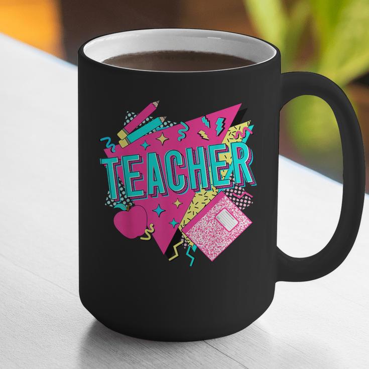 Teacher 90s Retro Colorful Teacher Of The 90s Back To School Graphic Print Coffee Mug, 90s Teacher Mugs, funny gift Teacher 90s Retro Colorful Teacher Of The 90s Back To School Graphic Print Coffee Mug, 90s Teacher Mugs, funny gift