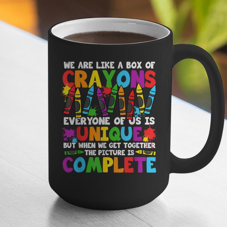 Teacher We Are Like A Box Of Crayons Back To School Graphic Print Coffee Mug, funny gift Teacher We Are Like A Box Of Crayons Back To School Graphic Print Coffee Mug, funny gift