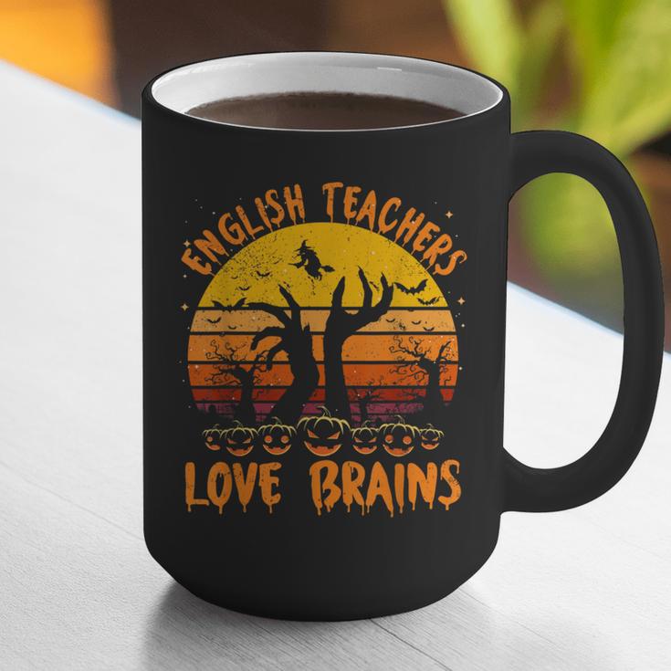 Teacher Halloween All English Teachers Love Brains Graphic Print Coffee Mug, English Teacher Mugs, funny gift Teacher Halloween All English Teachers Love Brains Graphic Print Coffee Mug, English Teacher Mugs, funny gift