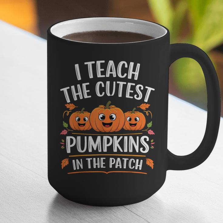 Teacher Halloween I Teach The Cutest Pumpkins In The Patch Graphic Print Coffee Mug, funny gift