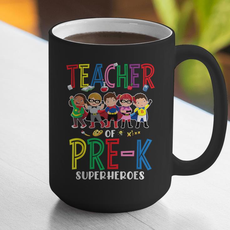 Teacher Of Pre K Superheroes Teacher New School Year Men Women Graphic Print Coffee Mug, funny gift Teacher Of Pre K Superheroes Teacher New School Year Men Women Graphic Print Coffee Mug, funny gift