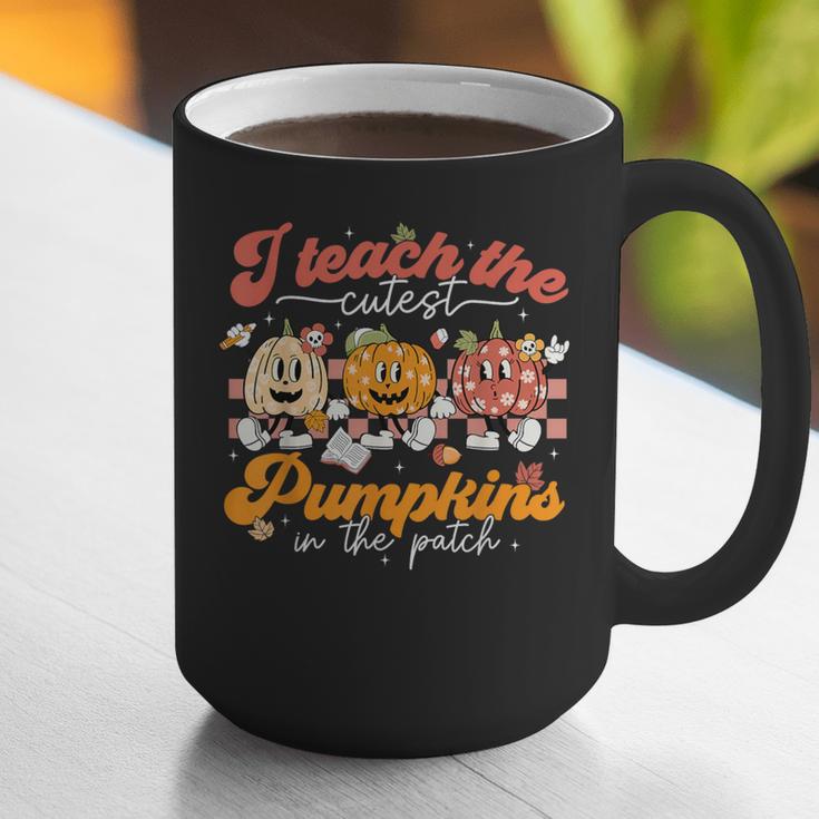Teacher I Teach The Cutest Pumpkins In The Patch Fall Autumn Graphic Print Coffee Mug, funny gift Teacher I Teach The Cutest Pumpkins In The Patch Fall Autumn Graphic Print Coffee Mug, funny gift