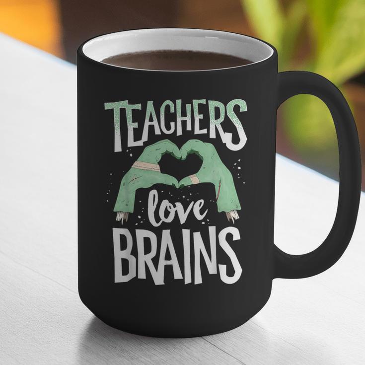 Teachers Love Brains Halloween Costume Trick Treat Zombie Graphic Print Coffee Mug, funny gift Teachers Love Brains Halloween Costume Trick Treat Zombie Graphic Print Coffee Mug, funny gift