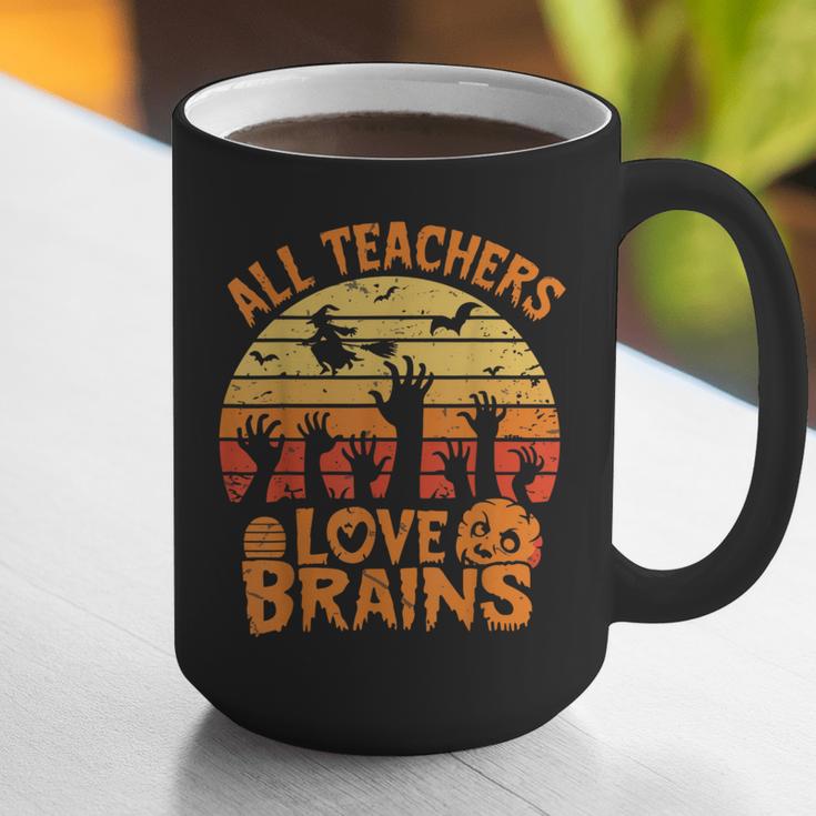All Teachers Love Brains Teachers Halloween Teacher Graphic Print Coffee Mug, funny gift All Teachers Love Brains Teachers Halloween Teacher Graphic Print Coffee Mug, funny gift