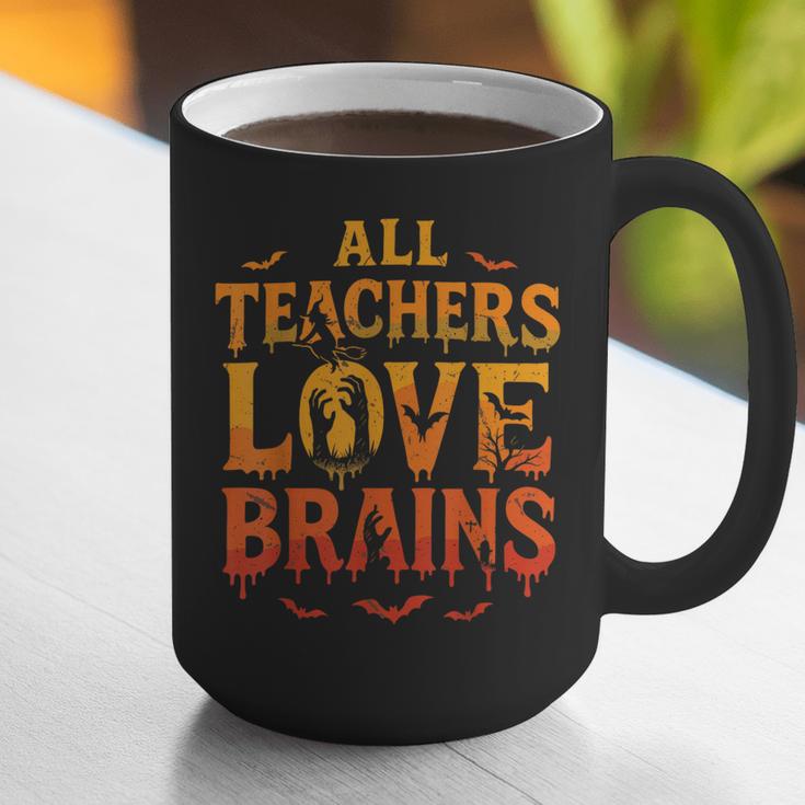 All Teachers Love Brains Shirt Halloween Teacher Graphic Print Coffee Mug, funny gift All Teachers Love Brains Shirt Halloween Teacher Graphic Print Coffee Mug, funny gift