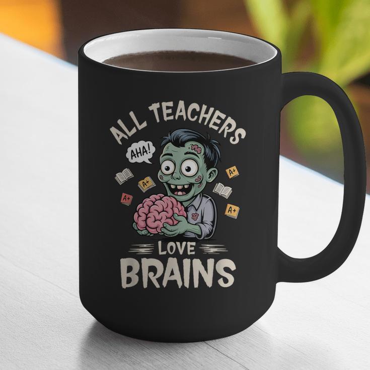 Teachers Love Brains Tee-Shirt Men Women Halloween Teacher Graphic Print Coffee Mug, funny gift Teachers Love Brains Tee-Shirt Men Women Halloween Teacher Graphic Print Coffee Mug, funny gift