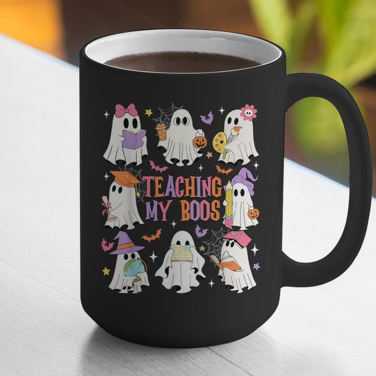 Teaching My Boos Teacher Cute Ghost Groovy Teacher Halloween Graphic Print Coffee Mug, Groovy Teacher Mugs, funny gift Teaching My Boos Teacher Cute Ghost Groovy Teacher Halloween Graphic Print Coffee Mug, Groovy Teacher Mugs, funny gift