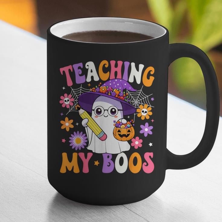 Teaching My Boos Teacher Ghost Teach Halloween Teacher Graphic Print Coffee Mug, funny gift Teaching My Boos Teacher Ghost Teach Halloween Teacher Graphic Print Coffee Mug, funny gift