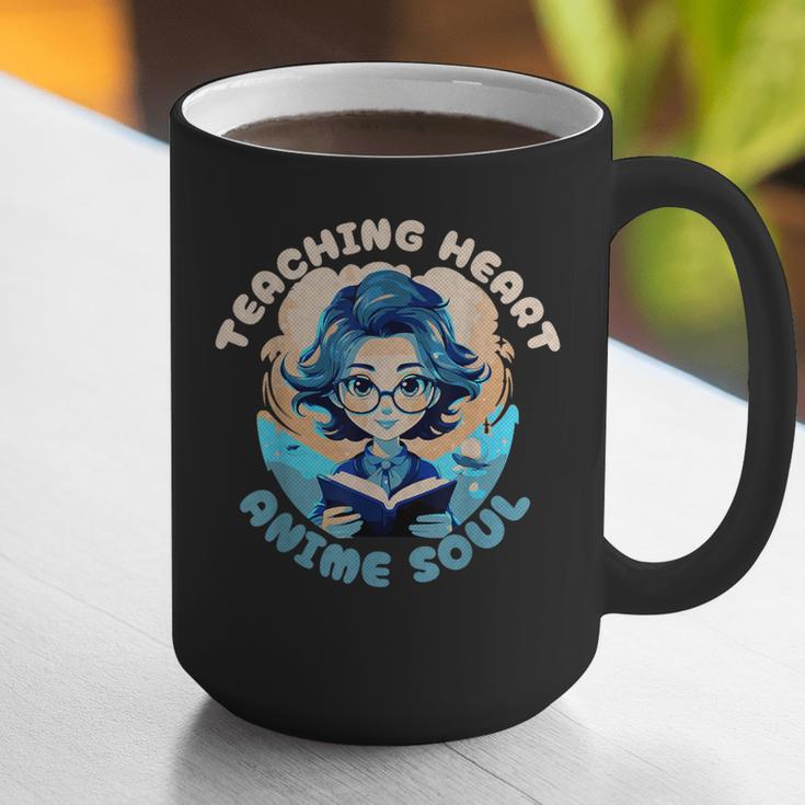 Teaching Heart Anime Soul Teacher Otaku Manga Graphic Print Coffee Mug, funny gift Teaching Heart Anime Soul Teacher Otaku Manga Graphic Print Coffee Mug, funny gift