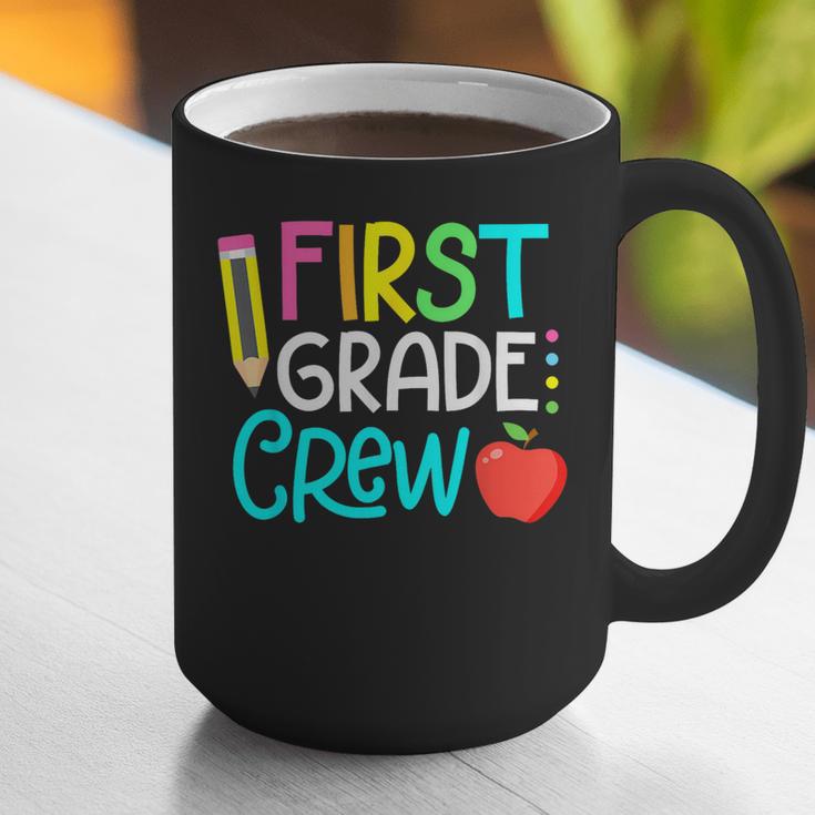 Team 1st Grade Crew Back To School 1st Grade Teacher Kids Graphic Print Coffee Mug, funny gift