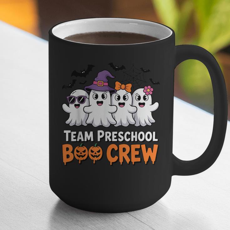 Team Preschool Boo Crew Halloween Teacher Student Costume Graphic Print Coffee Mug, funny gift