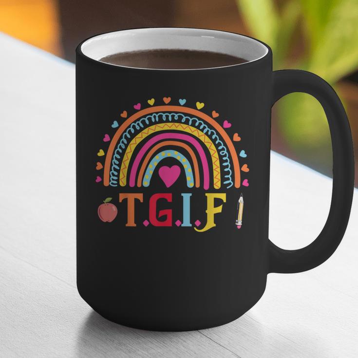 TGIF Teacher Appreciation Alphabet Thank God It's Friday For Men Women Girls Kids Graphic Print Coffee Mug, funny gift TGIF Teacher Appreciation Alphabet Thank God It's Friday For Men Women Girls Kids Graphic Print Coffee Mug, funny gift