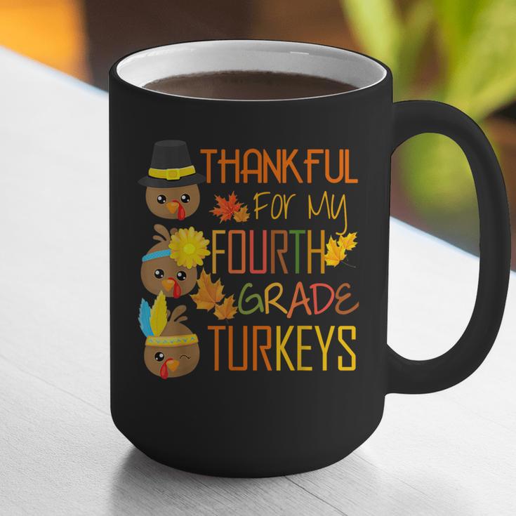 Thankful For My 4th Grade Turkey Thanksgiving Turkey Teacher Graphic Print Coffee Mug, 4th Grade Teacher Mugs, funny gift Thankful For My 4th Grade Turkey Thanksgiving Turkey Teacher Graphic Print Coffee Mug, 4th Grade Teacher Mugs, funny gift