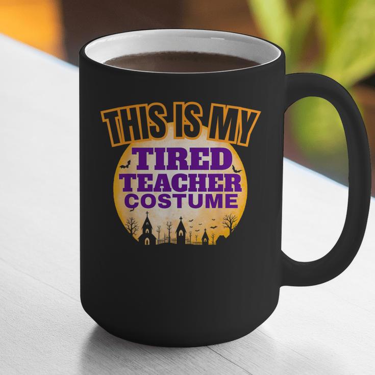 This Is My Tired Teacher Costume Halloween Teachers Graphic Print Coffee Mug, funny gift This Is My Tired Teacher Costume Halloween Teachers Graphic Print Coffee Mug, funny gift