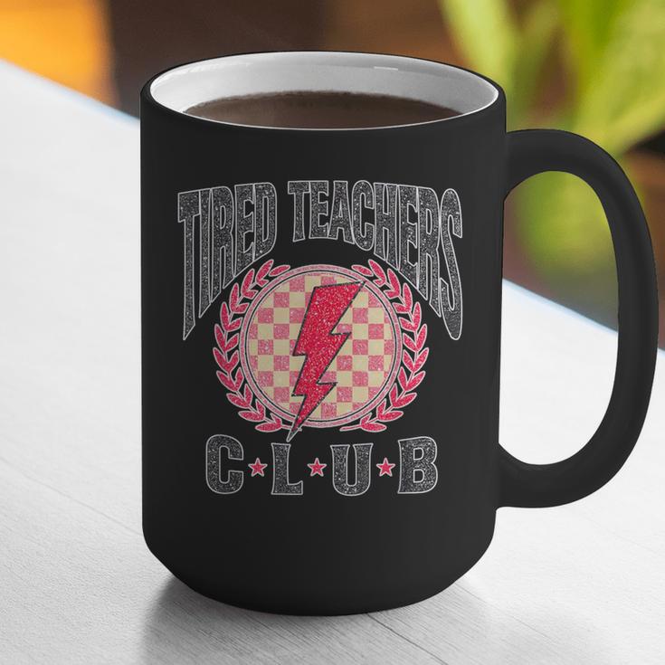 Tired Teachers Club Study Lover School Apparel Graphic Print Coffee Mug, funny gift Tired Teachers Club Study Lover School Apparel Graphic Print Coffee Mug, funny gift