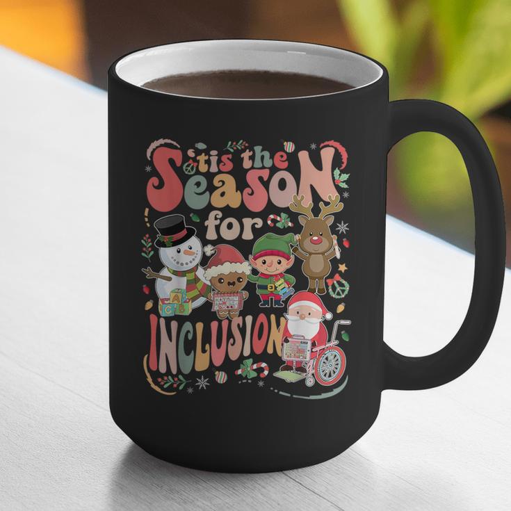 Tis The Season For Inclusion Christmas Sped Teacher Graphic Print Coffee Mug, funny gift